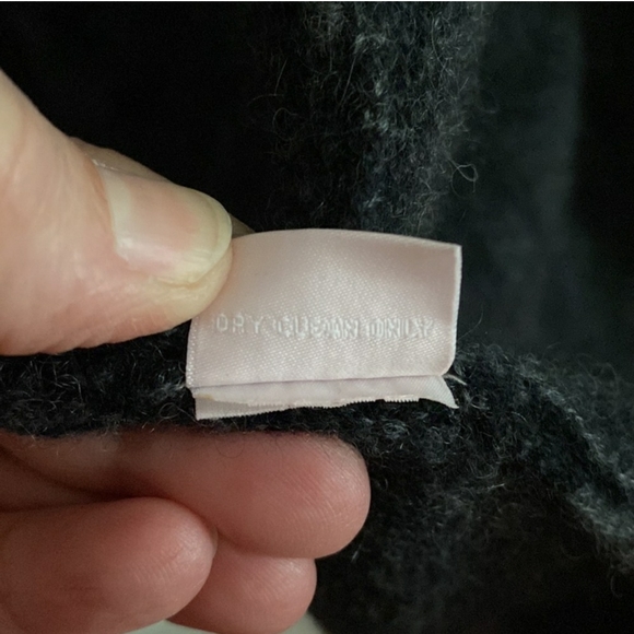 The Cashmere Project 100% Cashmere Chevron open front Longline Duster Cardigan M - Picture 8 of 8